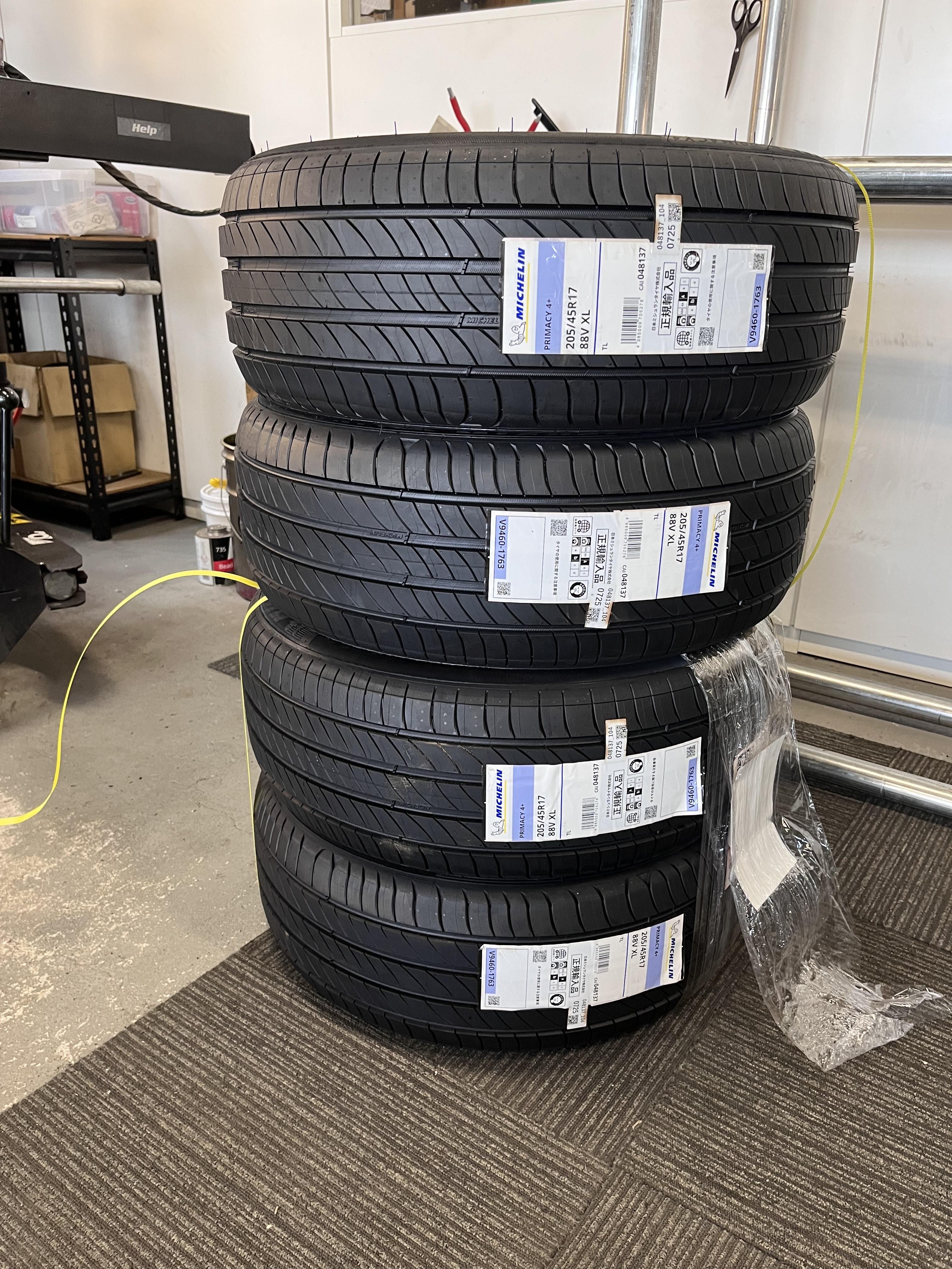 MICHELIN PRIMACY PRIMACY 4+ 225/45R17 94W XL | タイヤの通販