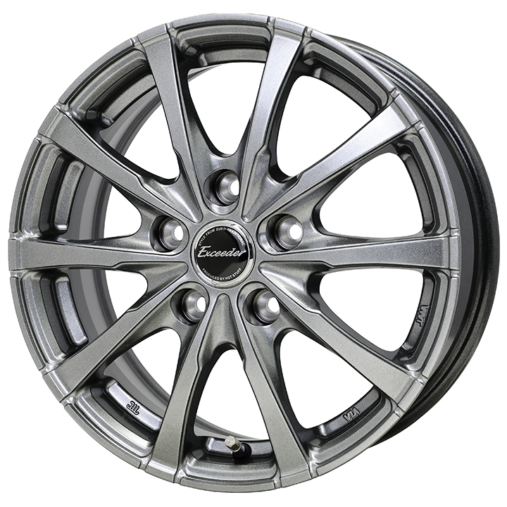 クローム仕上げ 多スポークホイールセット 205/45R17 BRIDGESTONE POTENZA S007A 205/45R17 88Y XLに合うホイール一覧